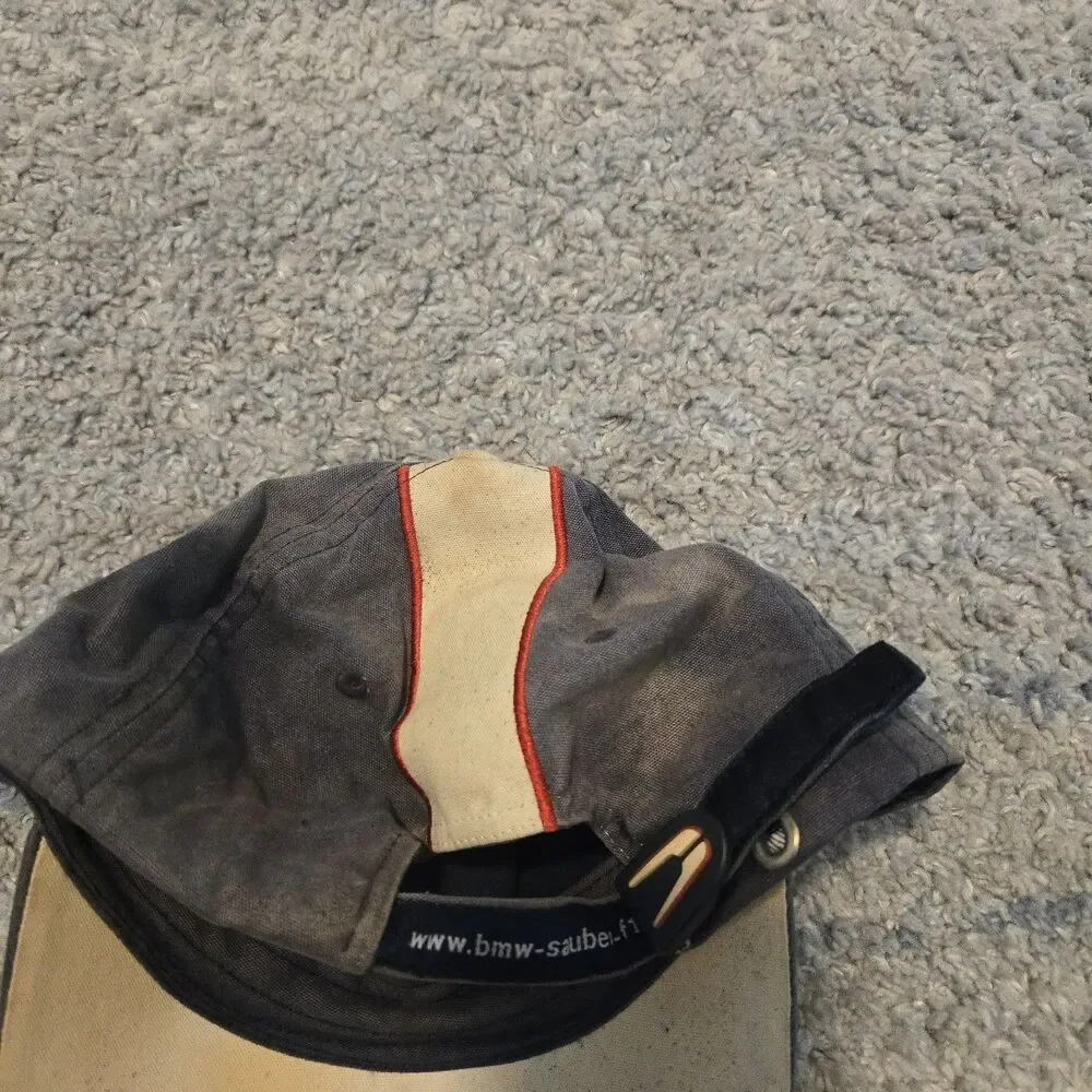 BMW SAUBER F1 TEAM CAP VINTAGE Gray CAP FORMULA 1 HAT  CAP - Picture 8 of 11